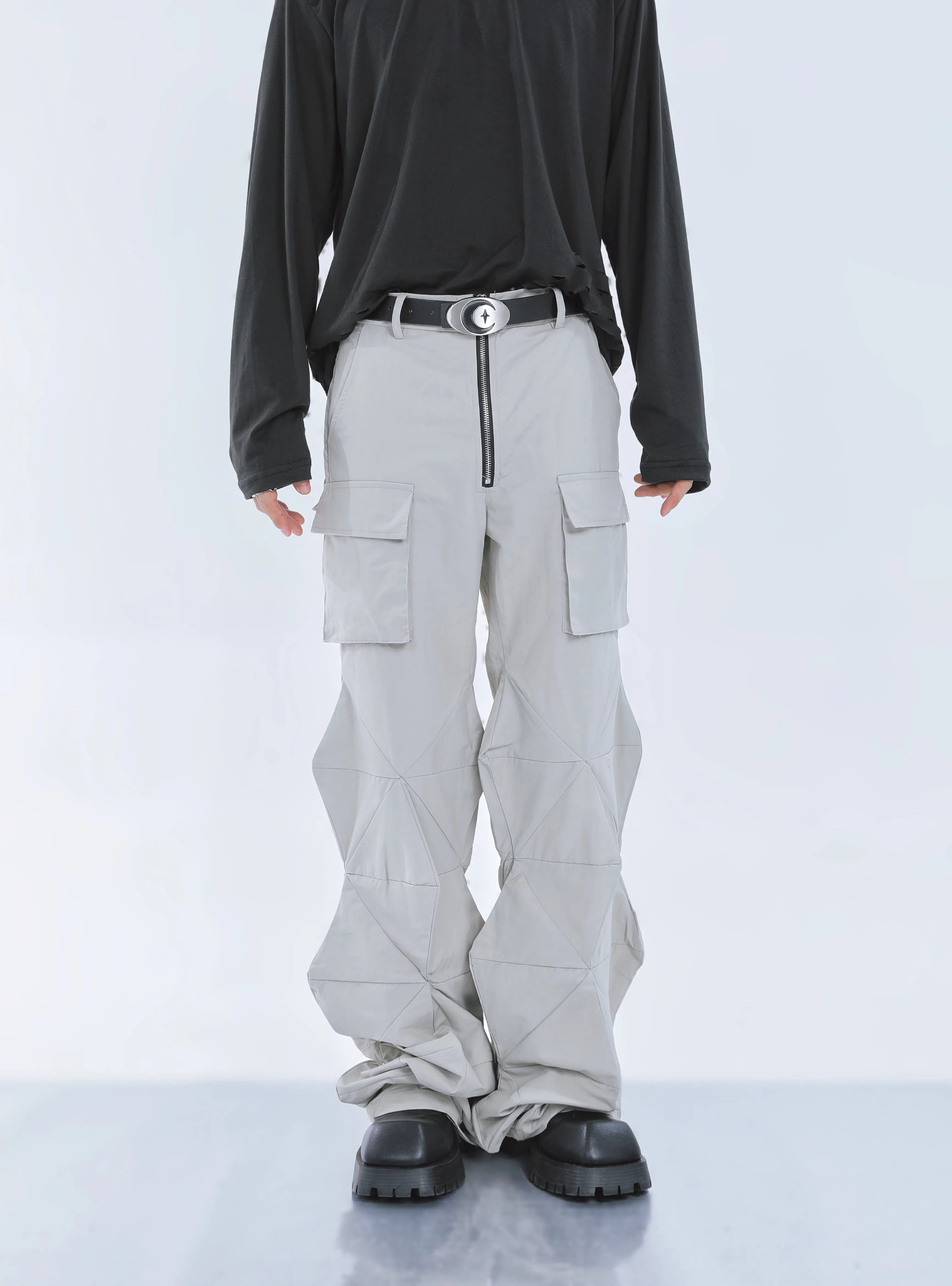 【23s September.】3D Cut Flared Casual Pants