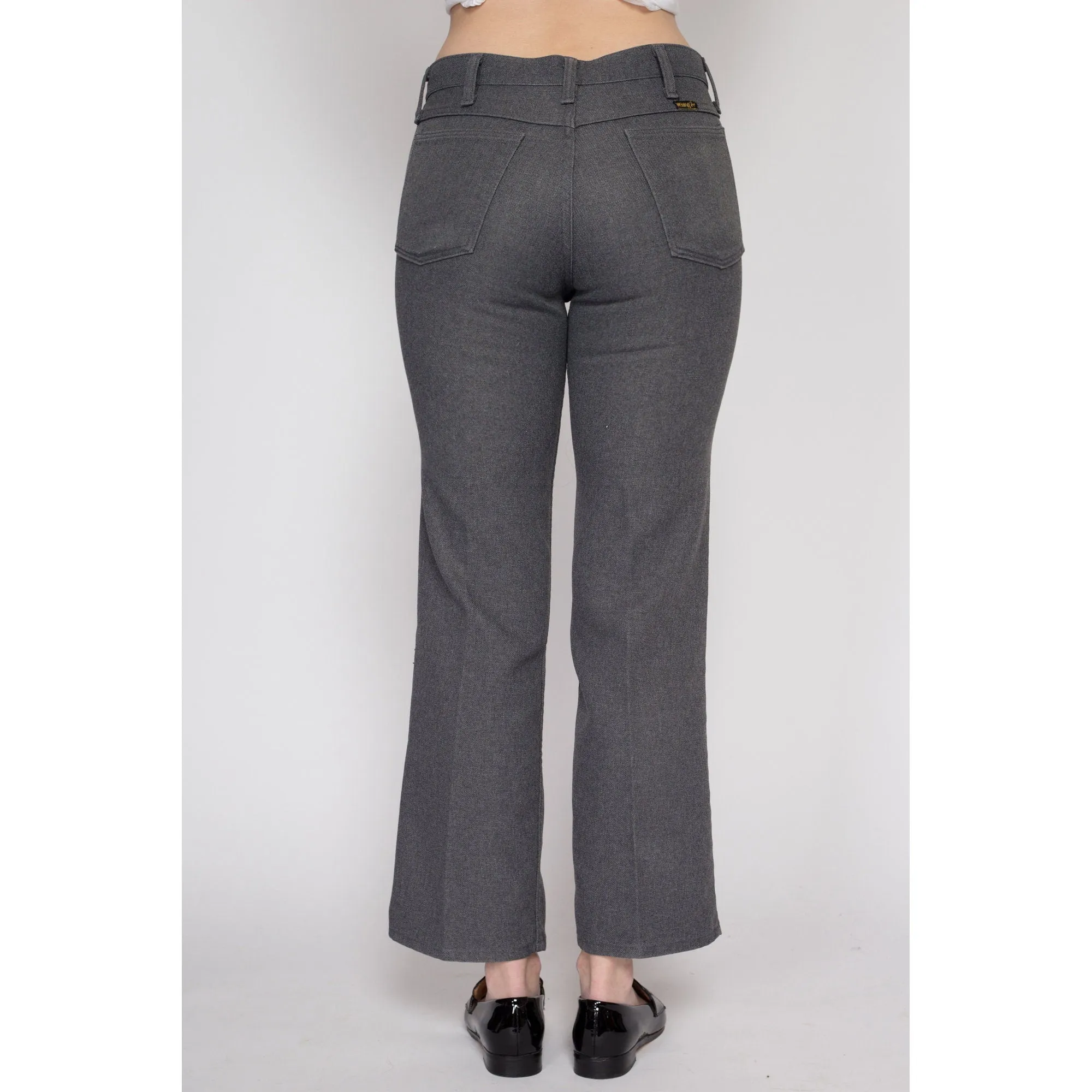 29x28 70s Wrangler Grey Bootcut Trousers Unisex