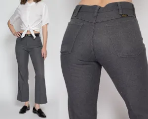 29x28 70s Wrangler Grey Bootcut Trousers Unisex