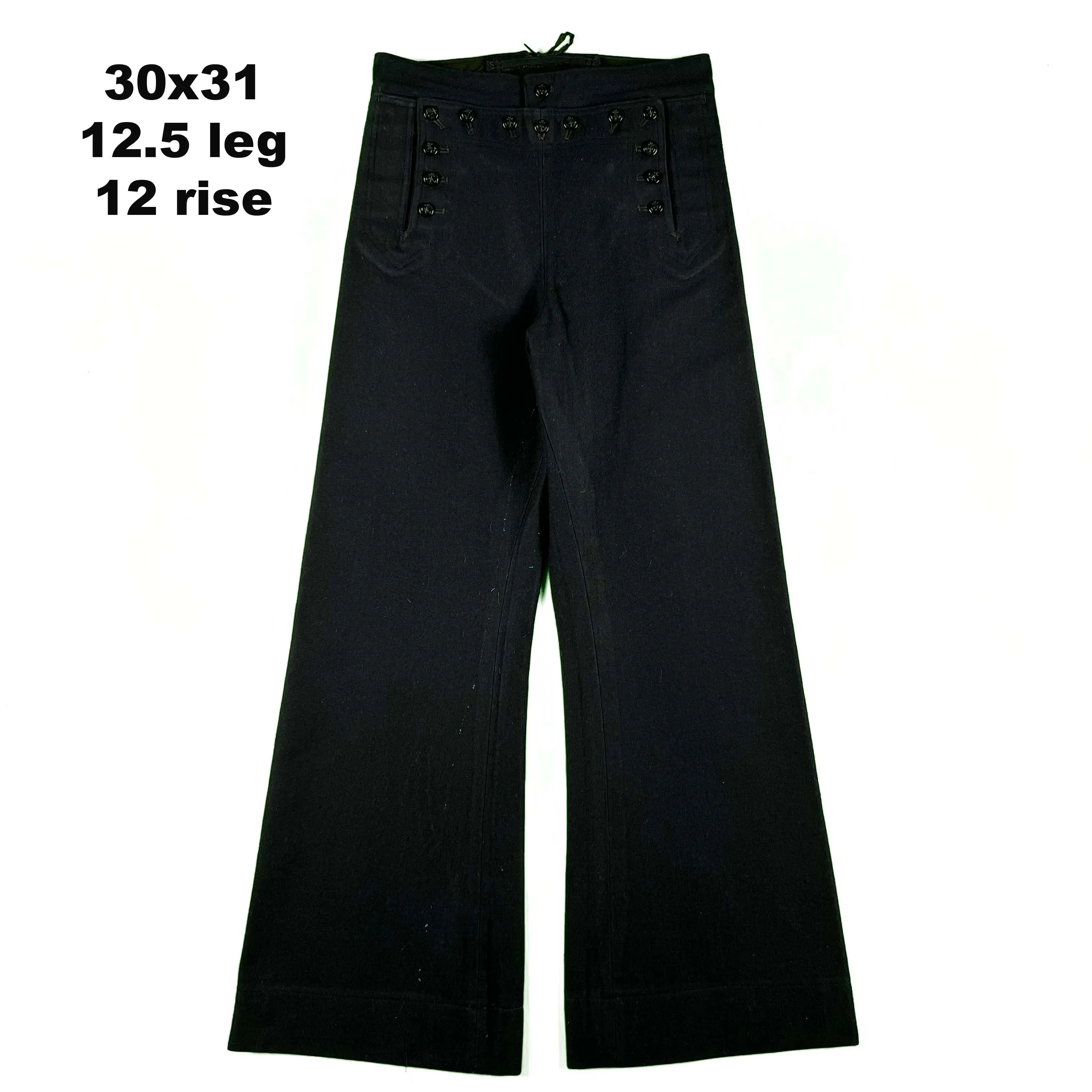 50s/60s USN Wool Bell Bottom Sailor Pants- SELECT PAIR