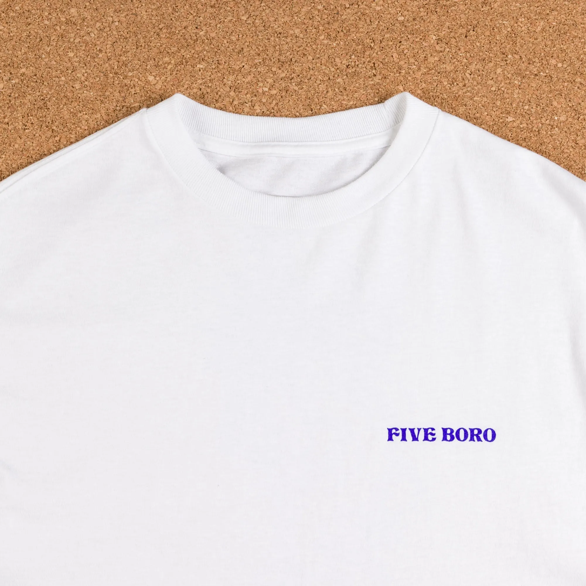 5Boro Dragon Long Sleeve T-Shirt - White