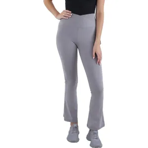 90 Degree by Reflex Womens Madison High Rise Crossover Flared Pants