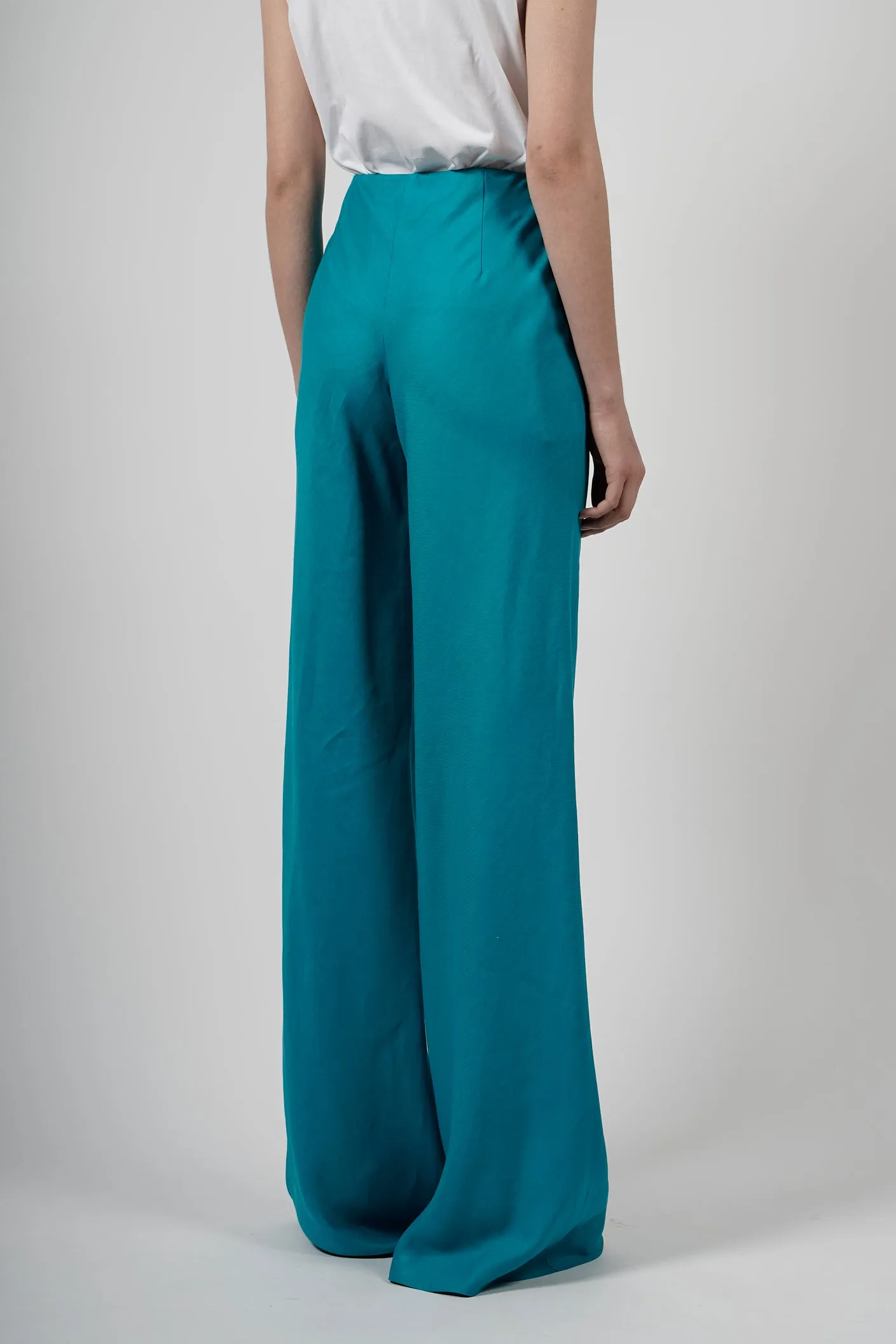 Alberta Ferretti High Waist Flared Pants