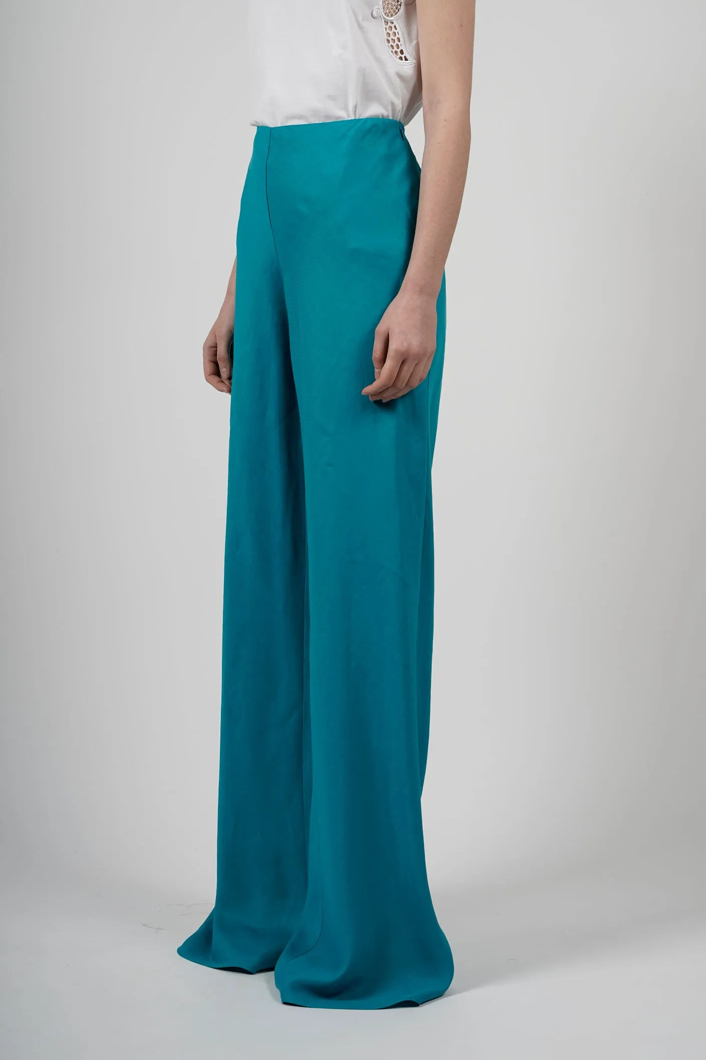 Alberta Ferretti High Waist Flared Pants