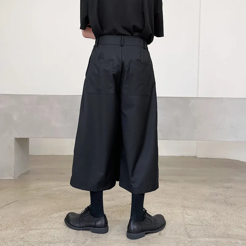 Asymmetric Wide-leg Culottes