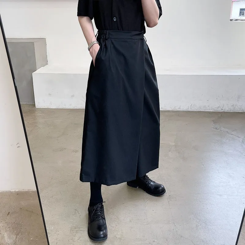 Asymmetric Wide-leg Culottes