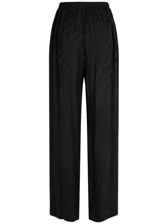 Balenciaga   Allover logomania jacquard pants 