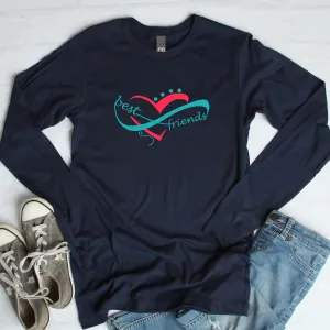 Best Friends Infinity Long Sleeve Tee - Dark Colors