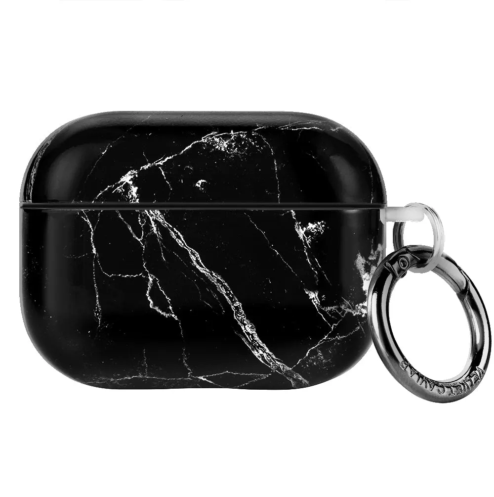 Black Marble Airpods Case