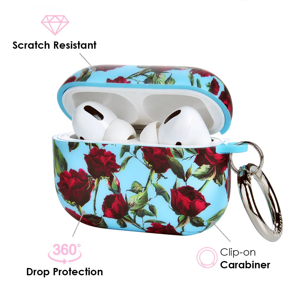 Blue Roses AirPod Case