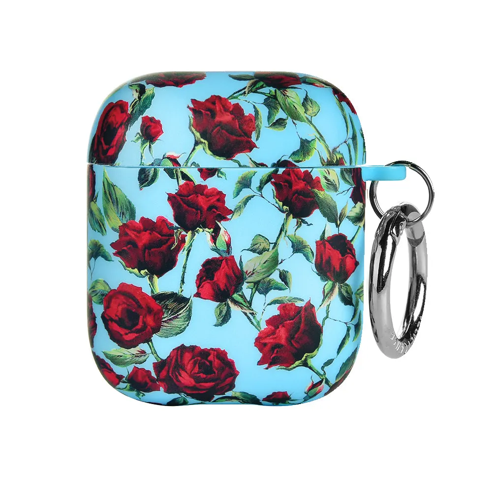 Blue Roses AirPod Case