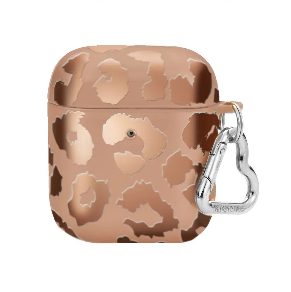 Bronze Chrome Leopard AirPod Case