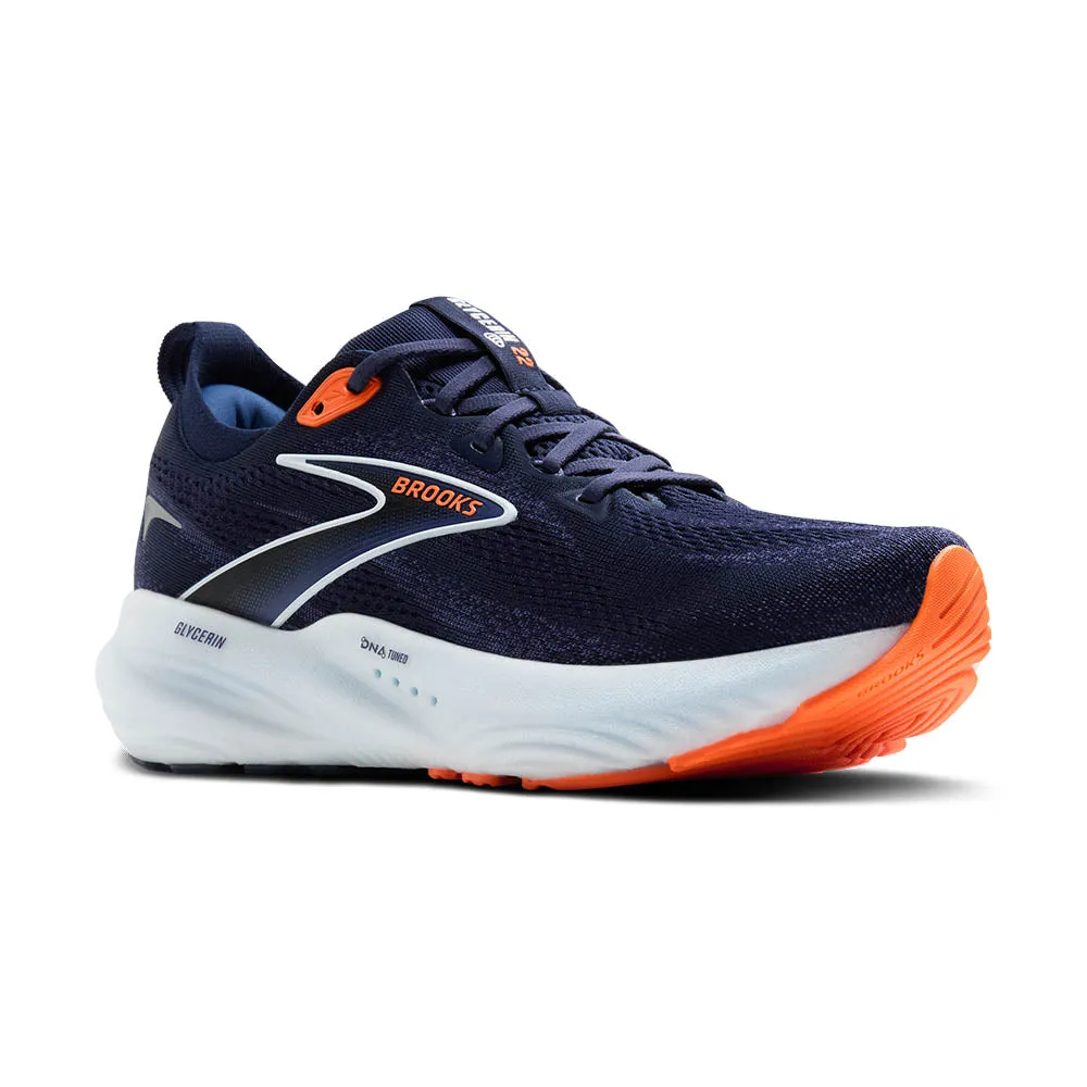 Brooks Glycerin 22 (Mens) - Peacoat/Blue Ribbon/Orange