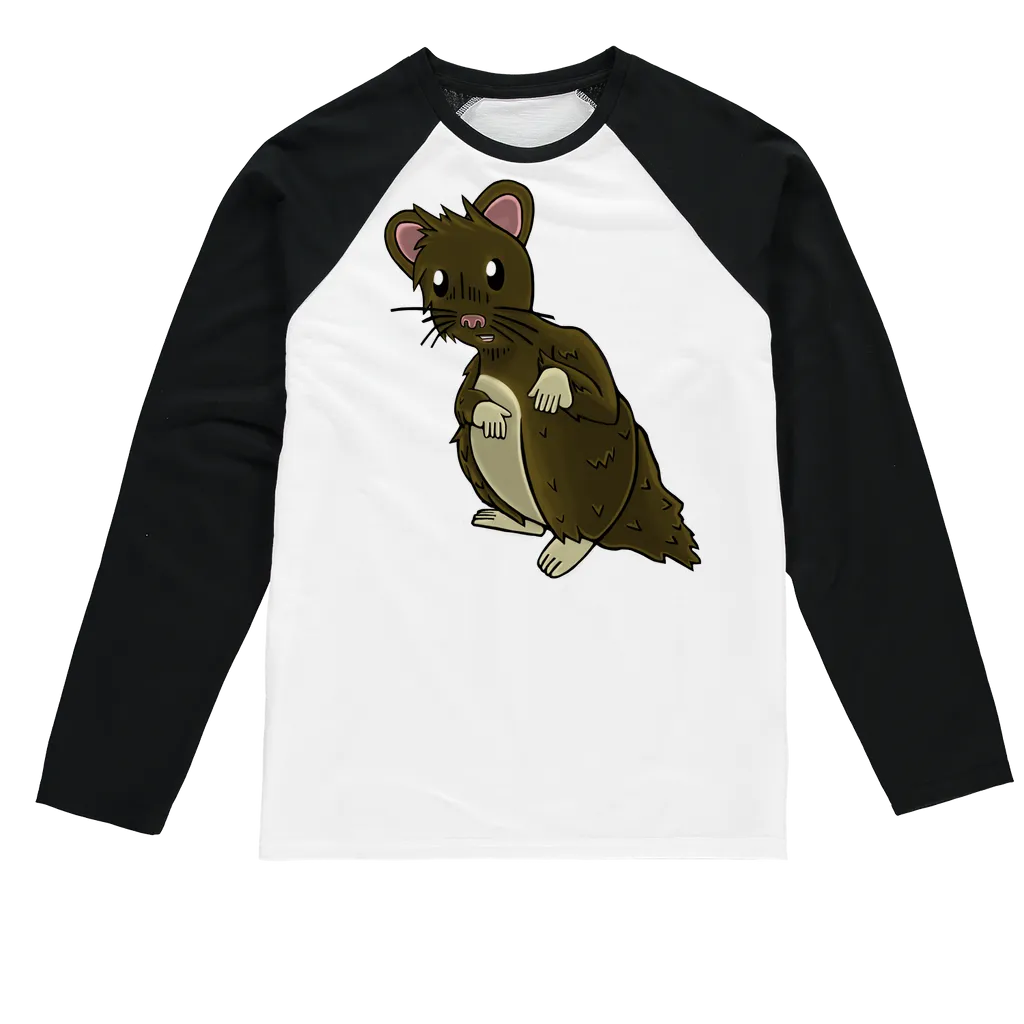 BrownHamster Sublimation Baseball Long Sleeve T-Shirt