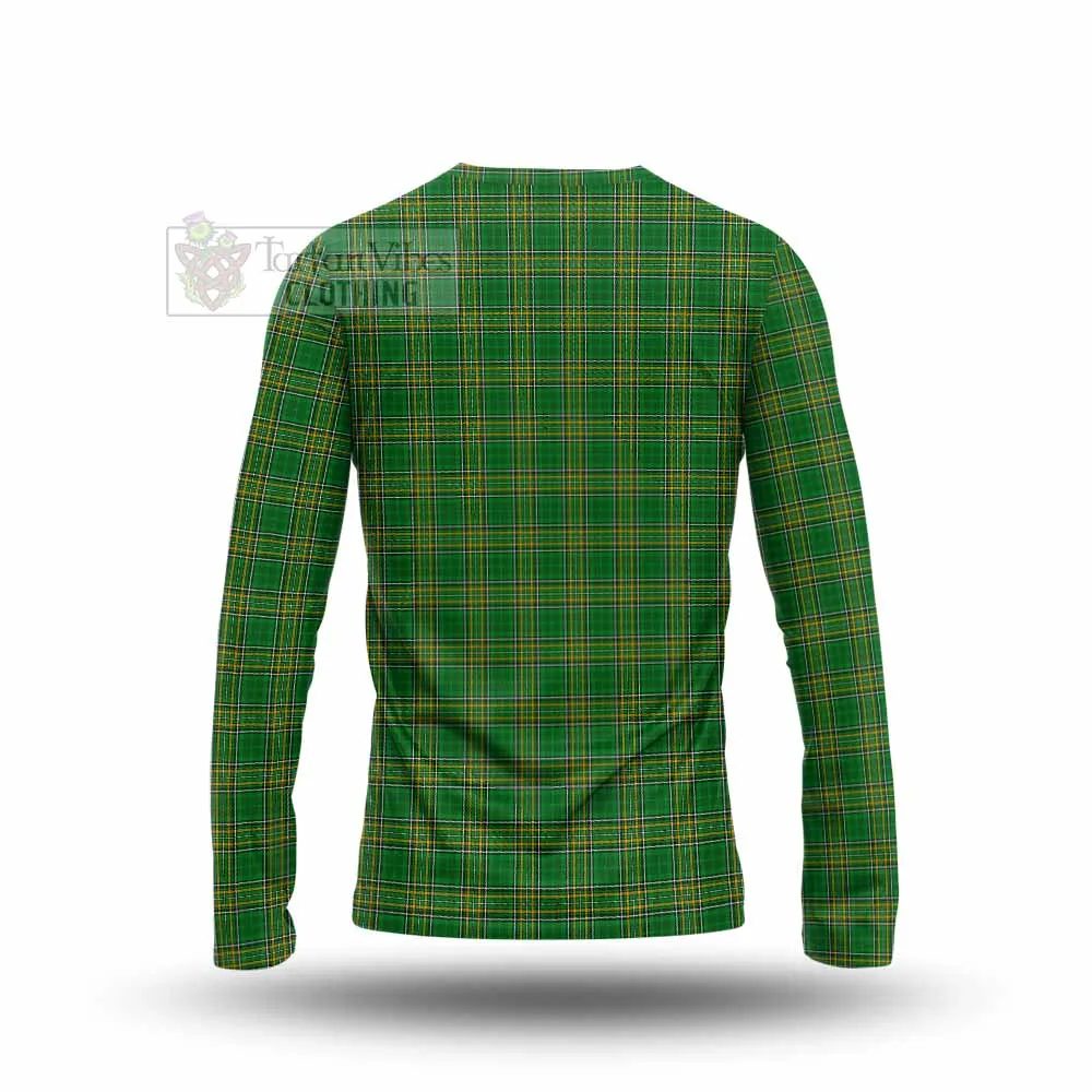 Butt Irish Clan Tartan Long Sleeve T-Shirt with Coat of Arms