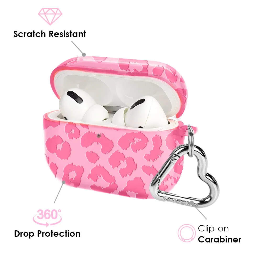 Candy Pink Leopard AirPod Case