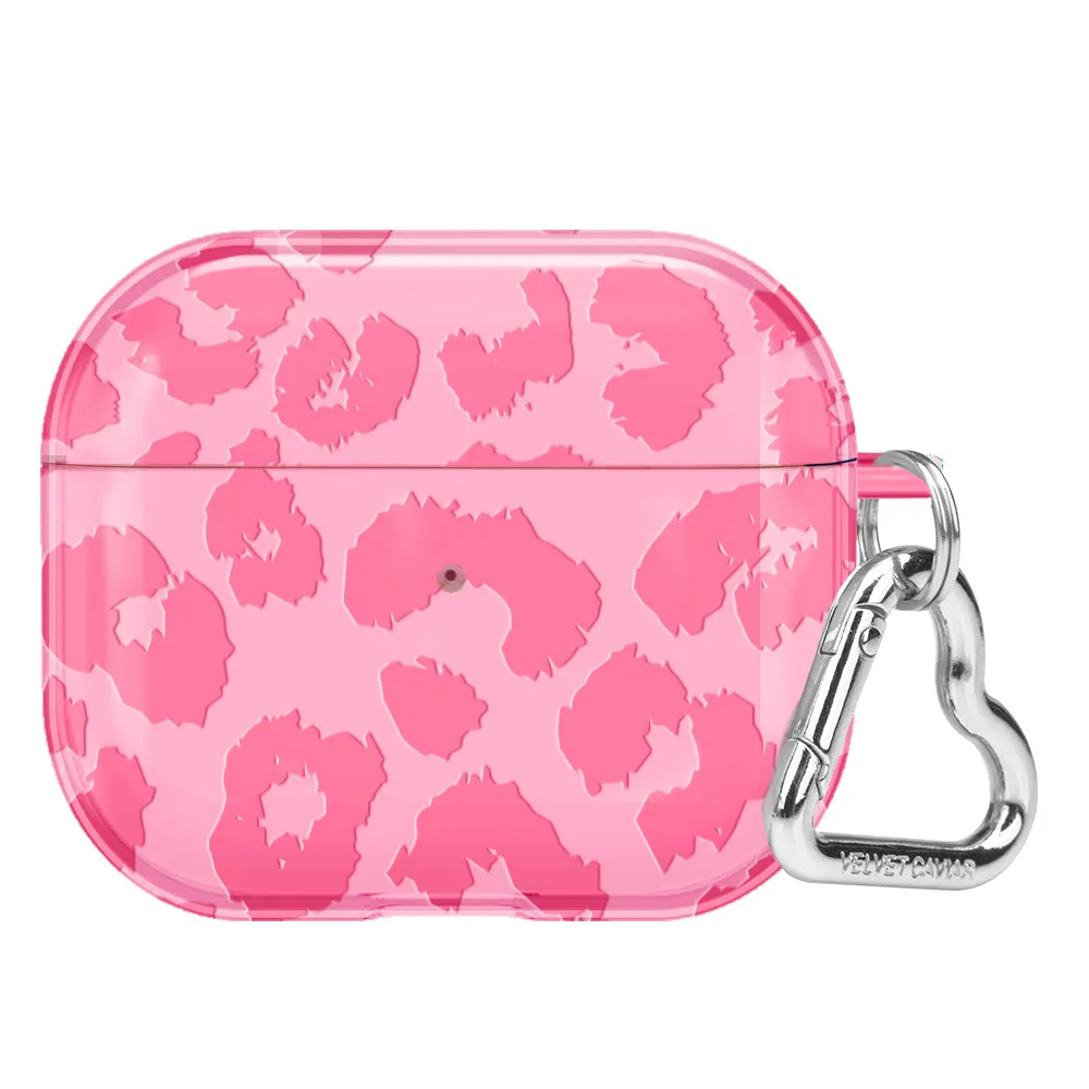 Candy Pink Leopard AirPod Case