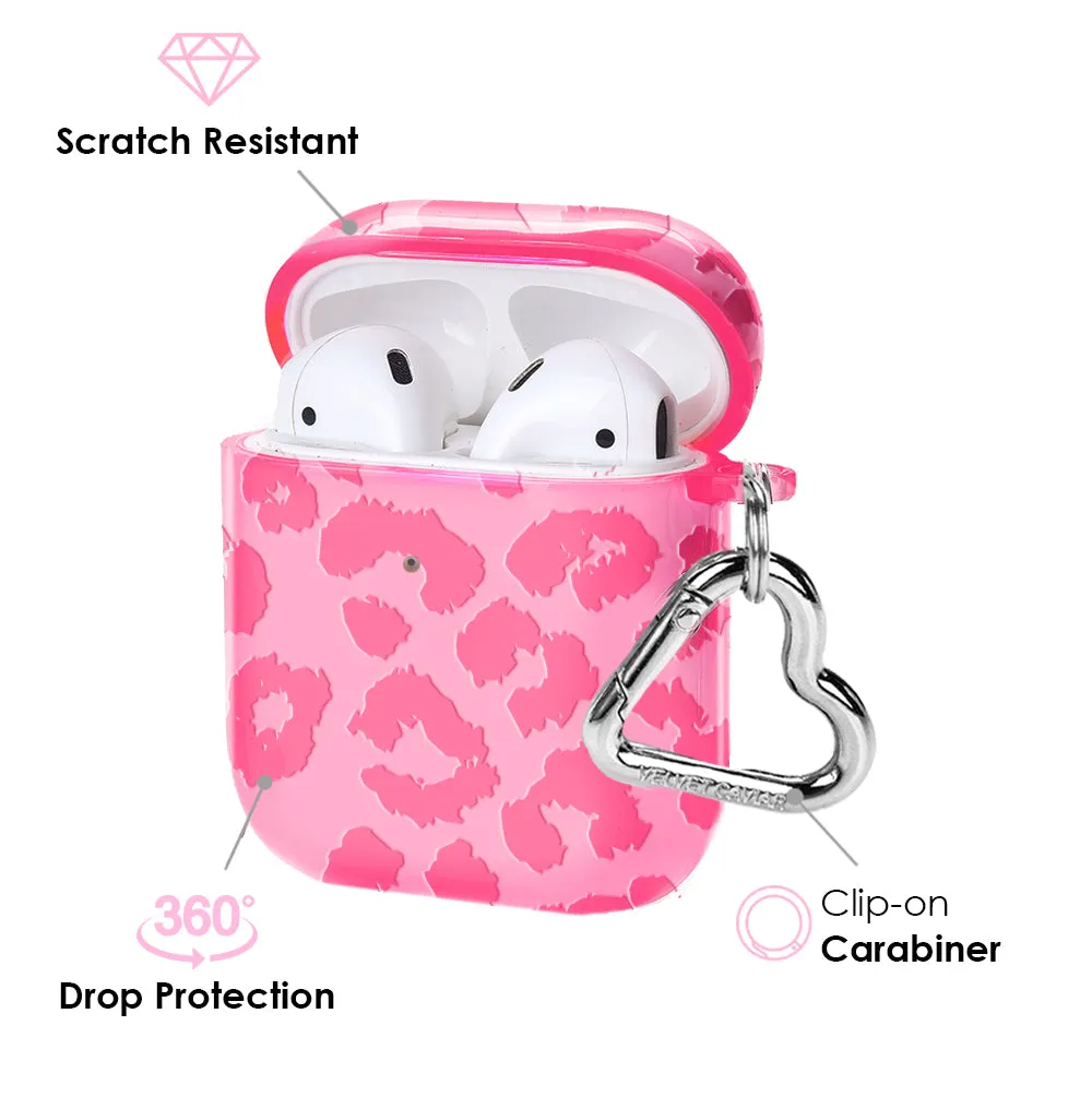 Candy Pink Leopard AirPod Case