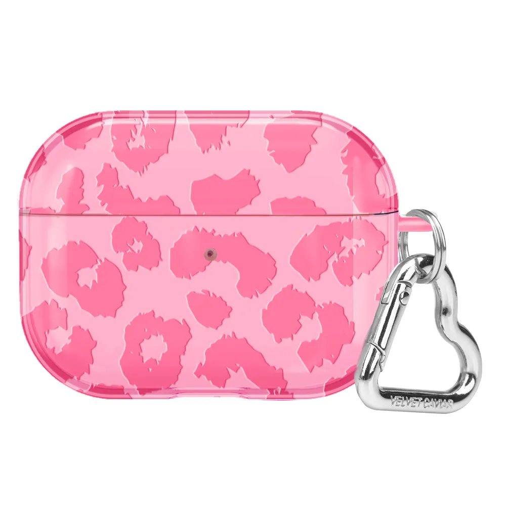 Candy Pink Leopard AirPod Case