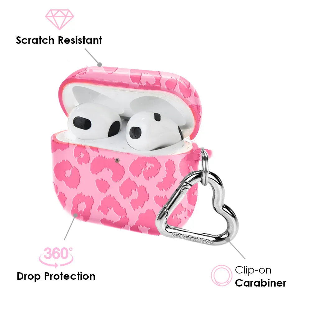 Candy Pink Leopard AirPod Case