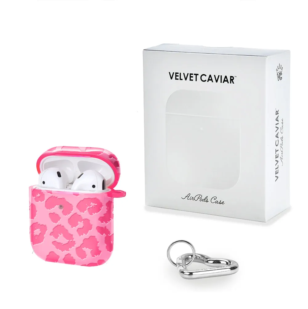 Candy Pink Leopard AirPod Case