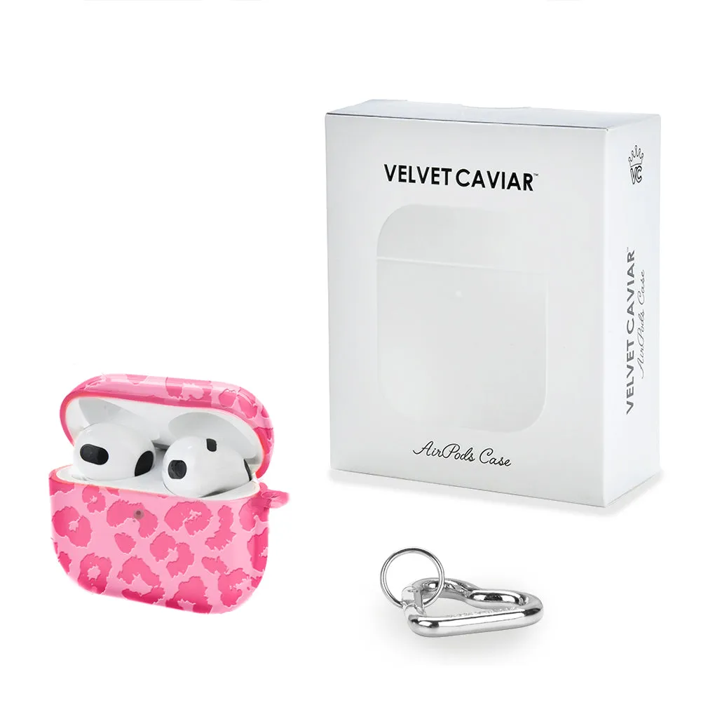 Candy Pink Leopard AirPod Case