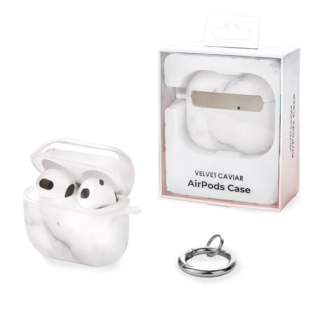 Carrara Marble AirPod Case