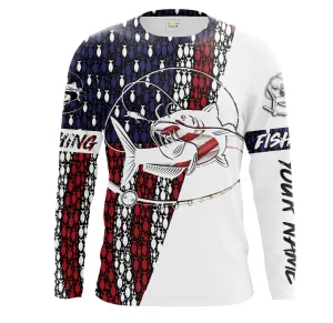 Catfish Fishing 4Th Of July American Flag Shirt Patriotic Gifts For Fisherman, Fishing Gift For Dad Christmas