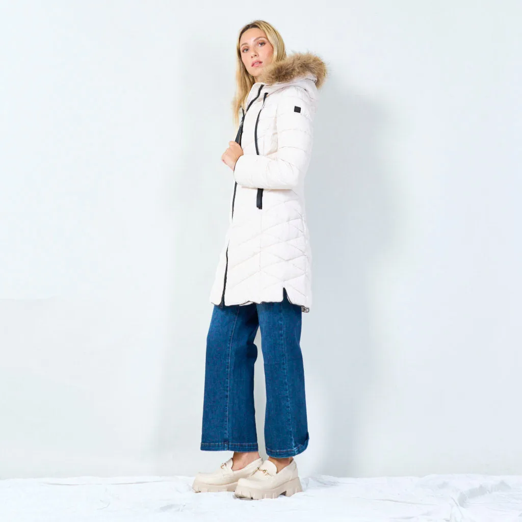 Cozy quilted winter coat wholesale