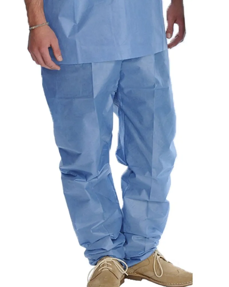 Disposable Medical Scrub Pants with Elastic Waist