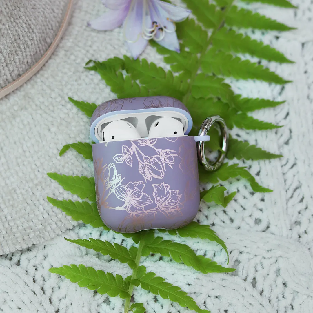 Dusty Rose Floral AirPods Case