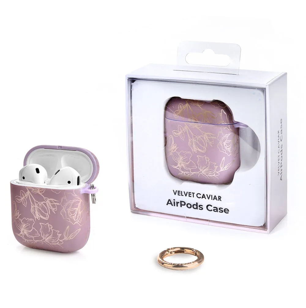 Dusty Rose Floral AirPods Case