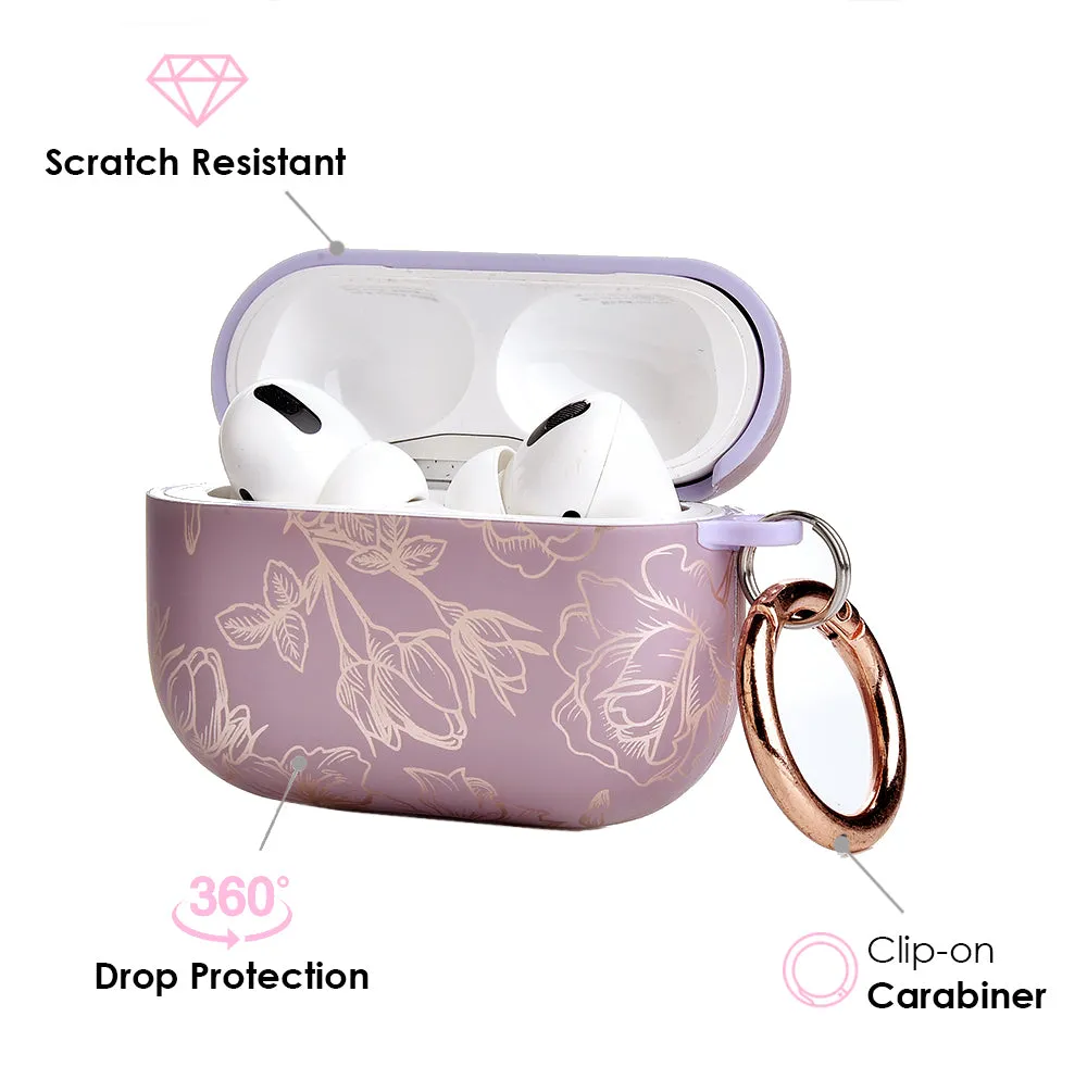 Dusty Rose Floral AirPods Case