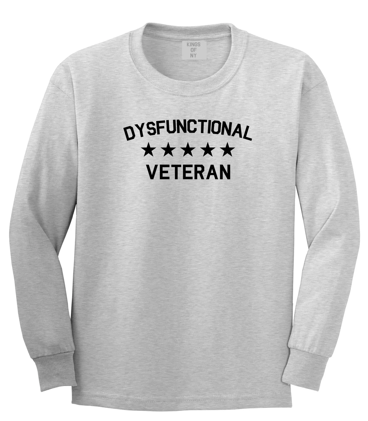 Dysfunctional Veteran Mens Long Sleeve T-Shirt