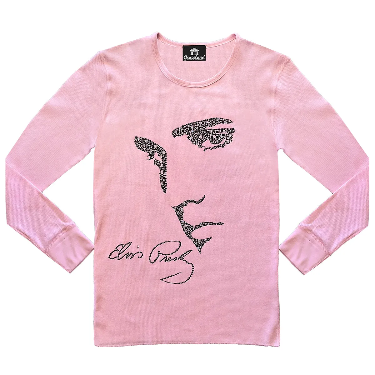 Elvis Signature Style: Elvis Profile Women's Long Sleeve T-Shirt