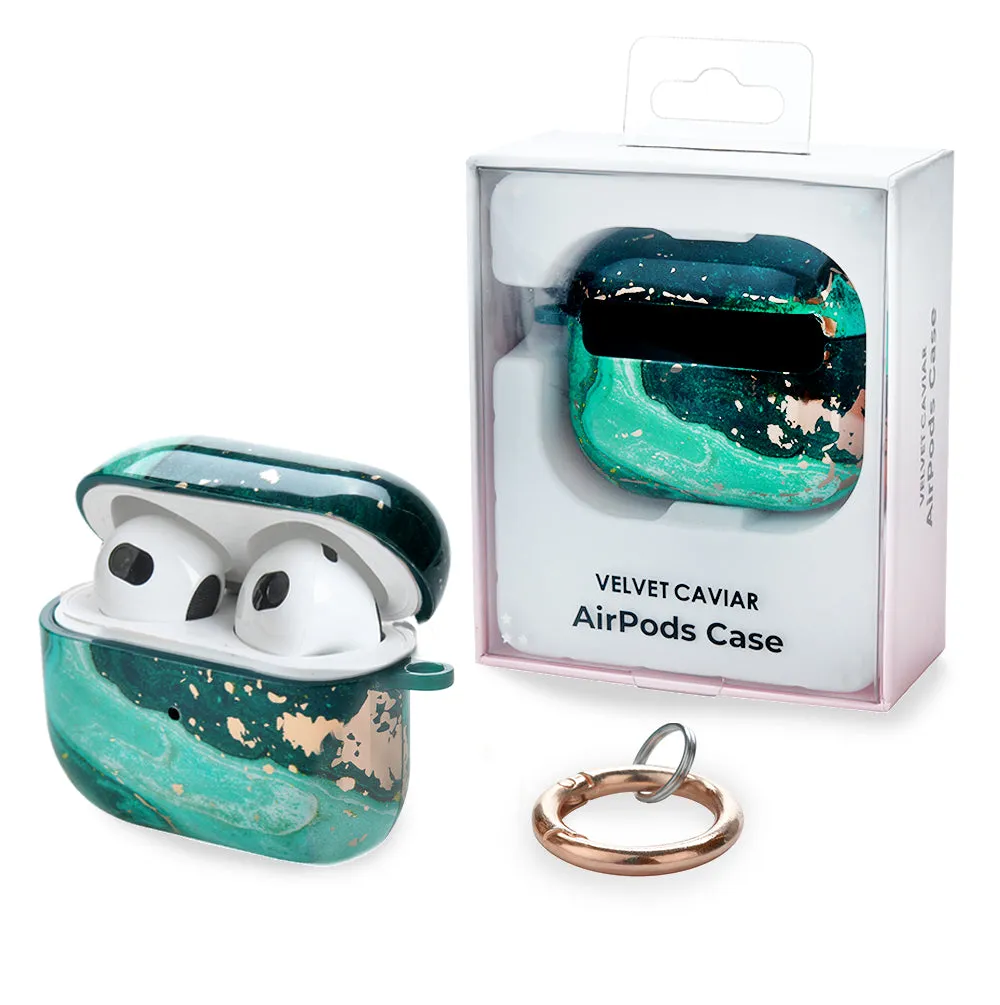 Emerald Marble AirPods Case