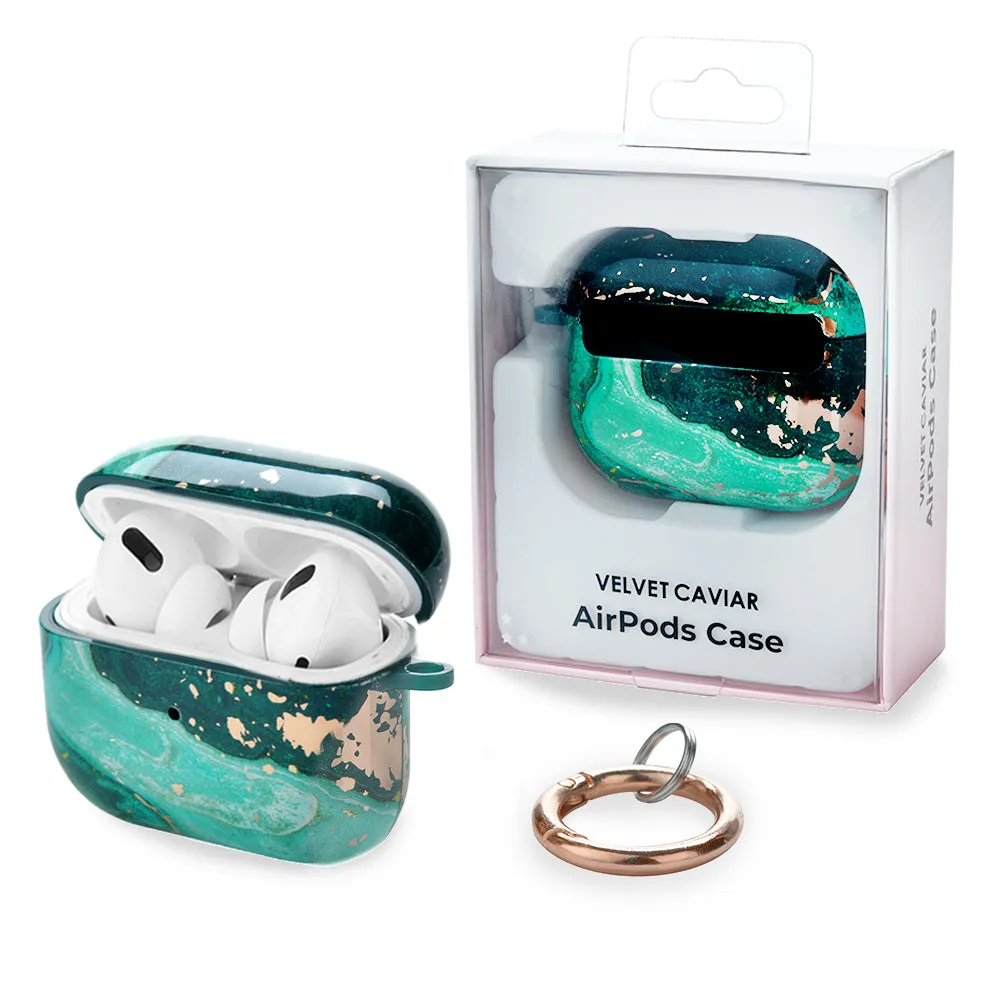 Emerald Marble AirPods Case