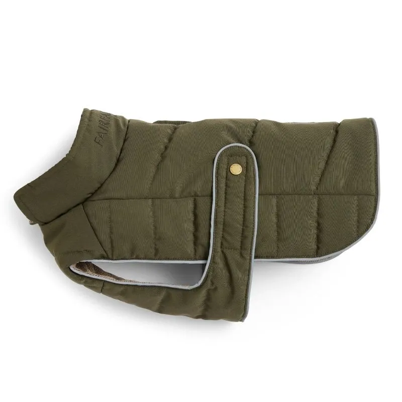 Fairfax & Favor Charlotte Padded Dog Coat - Khaki