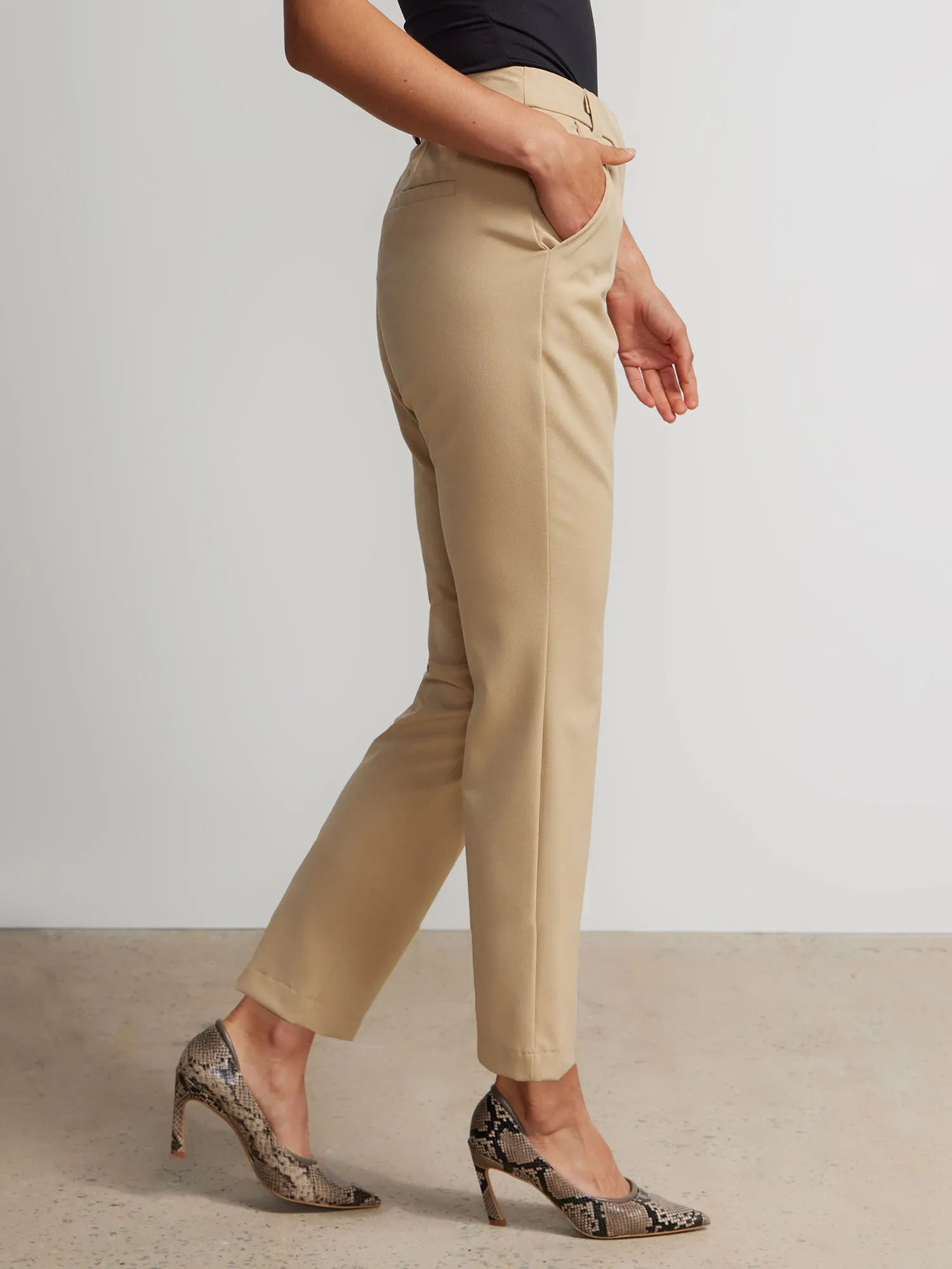 Flared Ankle Length Pants