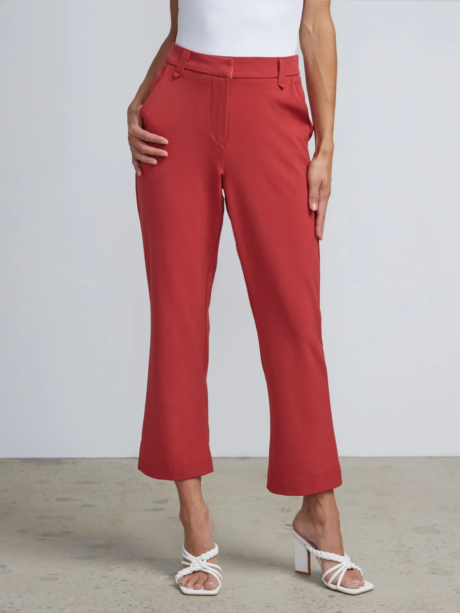 Flared Ankle Length Pants