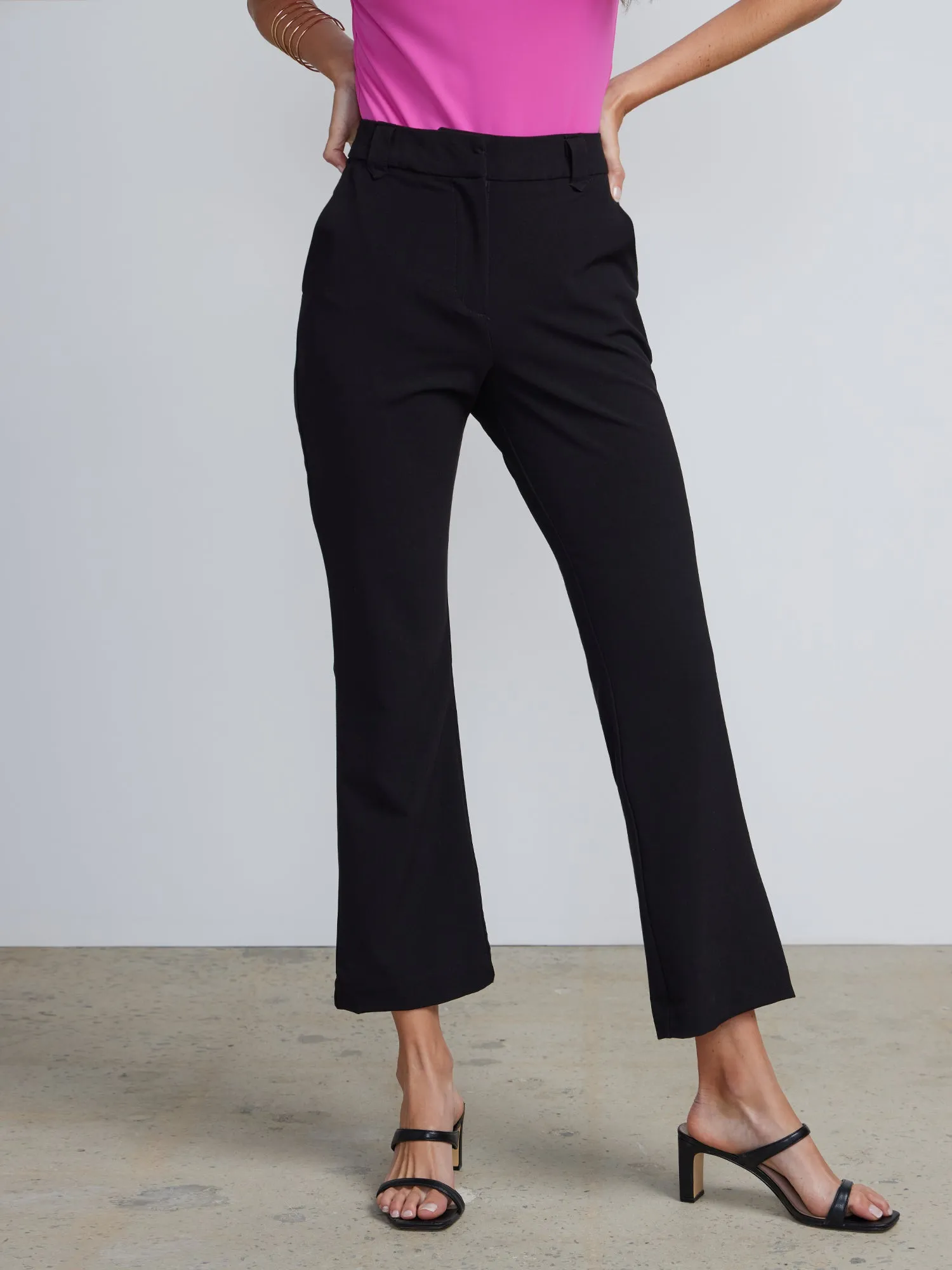 Flared Ankle Length Pants