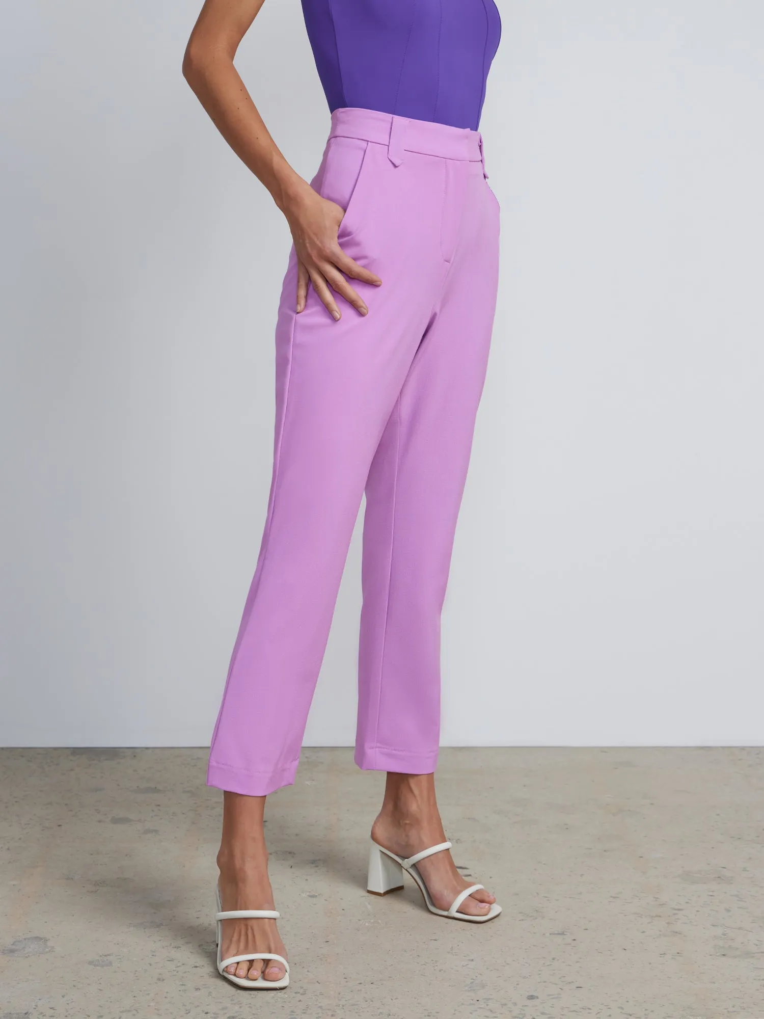 Flared Ankle Length Pants