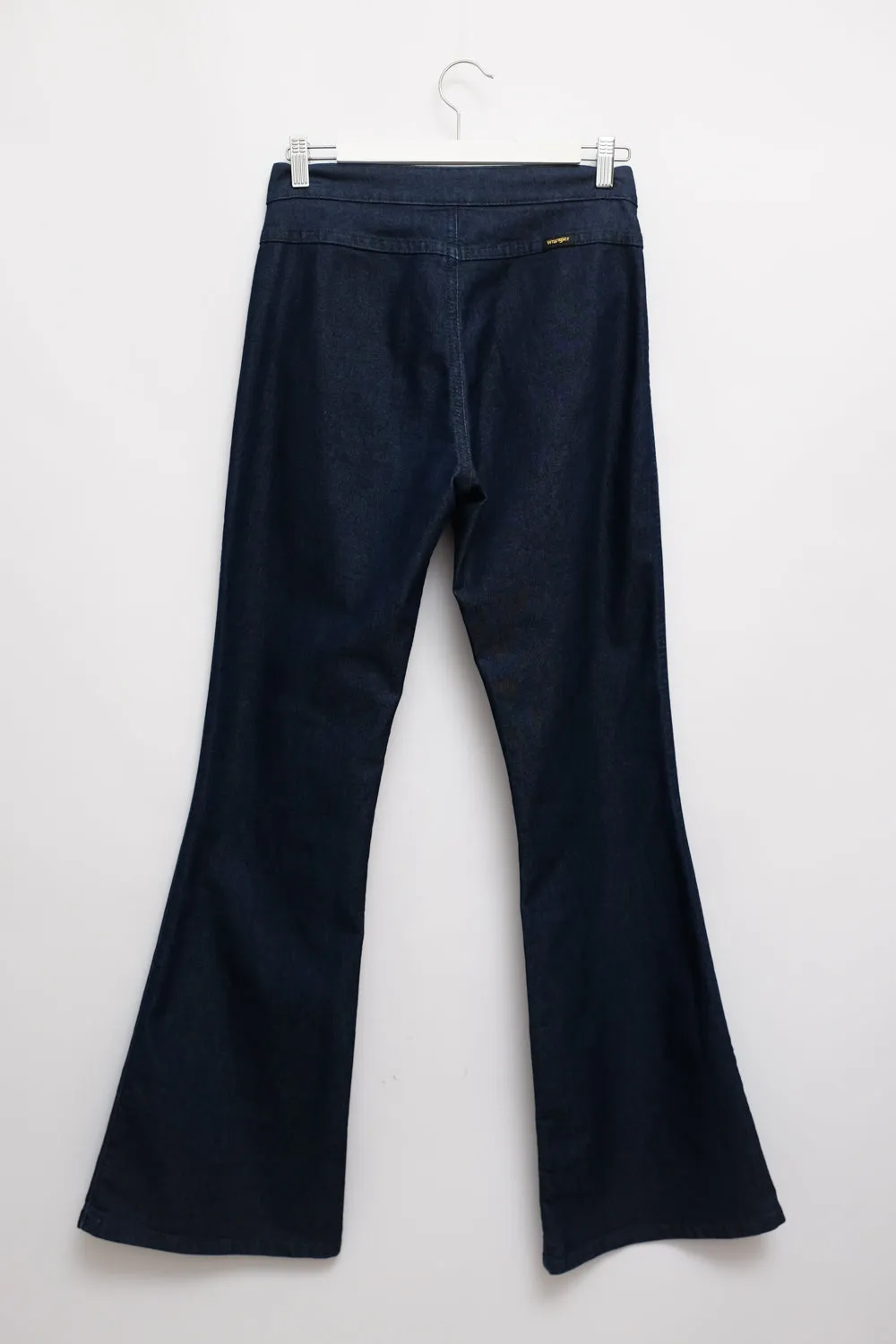 FLARED WRANGLER DENIM BLUE VINTAGE PANTS