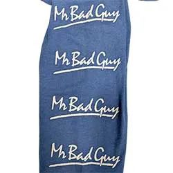 Freddie Mercury Unisex Long Sleeve T-Shirt: Mr Bad Guy (Sleeve Print)