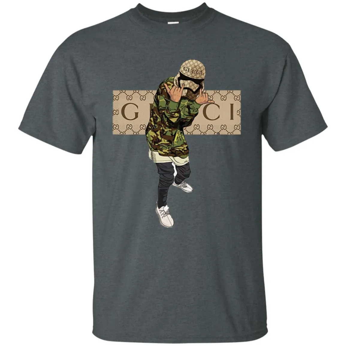 Gucci Gang Hiphop T-shirt Men Cotton T-Shirt