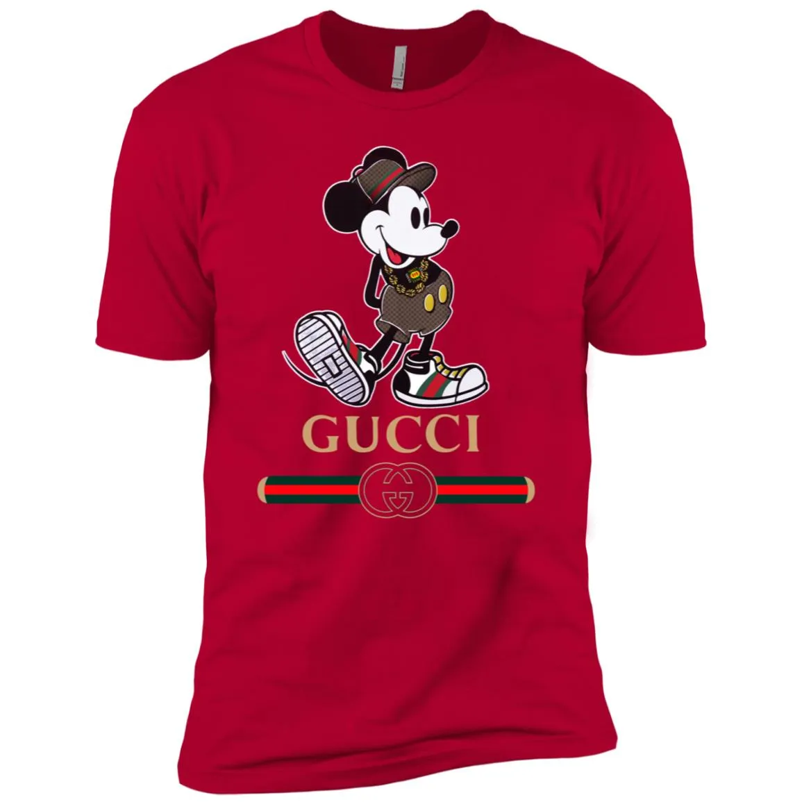 Gucci Mickey Kitty Beauty T-shirt Men Short Sleeve T-Shirt