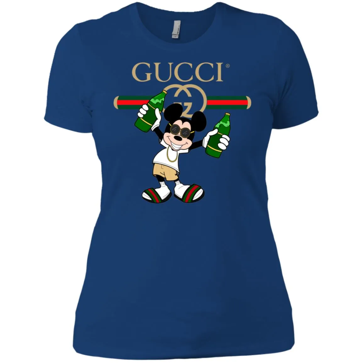 Gucci Mickey Mouse Top Trending T-shirt Women Cotton T-Shirt