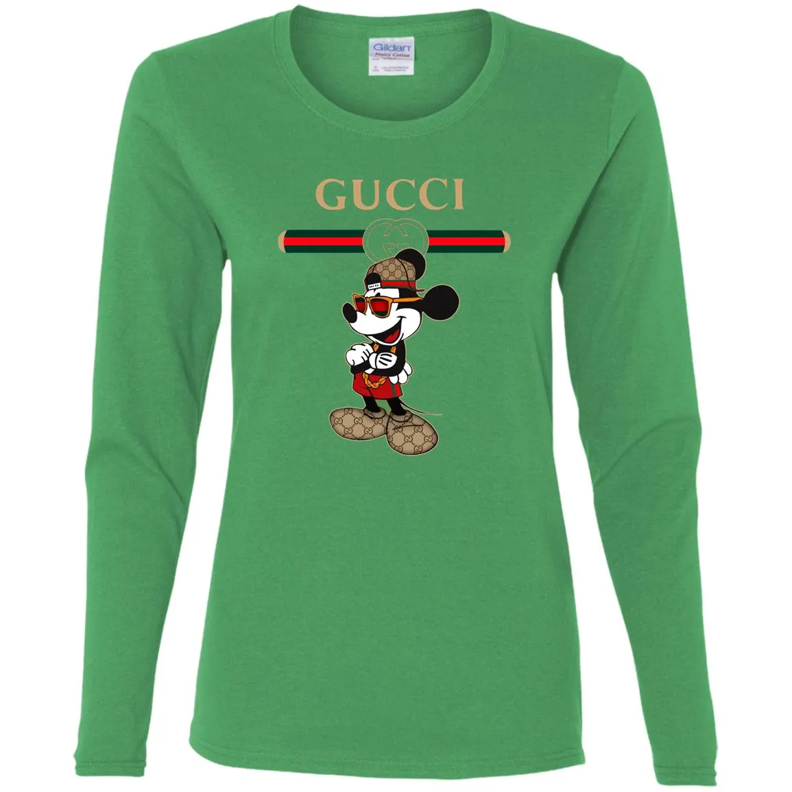 Gucci Mickey New Style T-shirt Women Long Sleeve Shirt