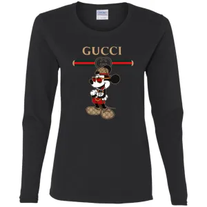 Gucci Mickey New Style T-shirt Women Long Sleeve Shirt