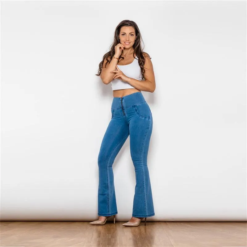 High Rise Flare Jeans